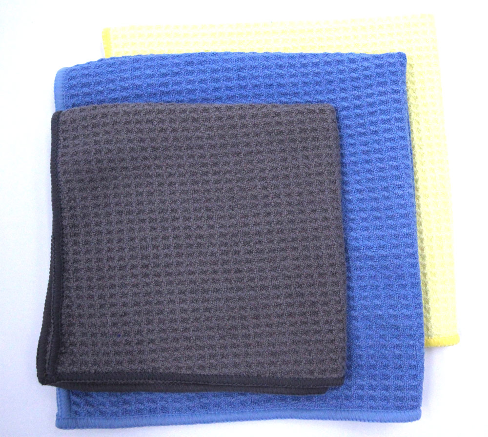 Car Cleaning Microfiber Towel with Pineapple Mesh