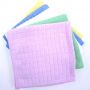 Hand/Face Towel with Weft Knitting