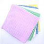 Hand/Face Towel with Weft Knitting