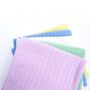 Hand/Face Towel with Weft Knitting